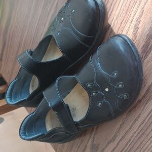 NAOT Women's Size 7.5 COAST Black Mary Jane Flats Shoes Platform‎ 38 EUR